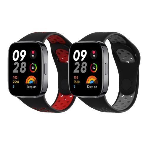 Комплект 2 каишки Kwmobile за Xiaomi Redmi Watch 3 Active, многоцветен, силикон, KWM000024YV001C