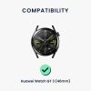 Каишка Kwmobile за Huawei Watch GT 3 (46 мм), тъмнозелена, силиконова, KWM000024YX002C