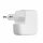 Kwmobile Капак за зарядно за Apple 35W Dual USB-C захранващ адаптер, бял, силикон, KWM000024YY001C