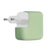 Калъф за зарядно устройство Kwmobile за Apple 35 W Dual USB-C захранващ адаптер, светлозелен, силикон, KWM000024YY002C