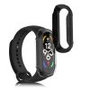 Комплект от 2 пълни капака Kwmobile за Xiaomi Mi Band 7, прозрачни/черни, пластмасови, KWM000024ZE002C