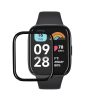 Комплект от 2 защитни фолиа Kwmobile за Xiaomi Redmi Watch 3 Active, прозрачно/черно, полимер, KWM000024ZH001C