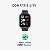 Комплект от 2 защитни фолиа Kwmobile за Xiaomi Redmi Watch 3 Active, прозрачно/черно, полимер, KWM000024ZH001C