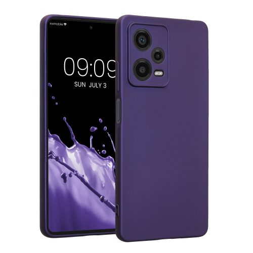 Калъф Kwmobile за Xiaomi Redmi Note 12 Pro 5G, лилав, силикон, KWM000018CO008C