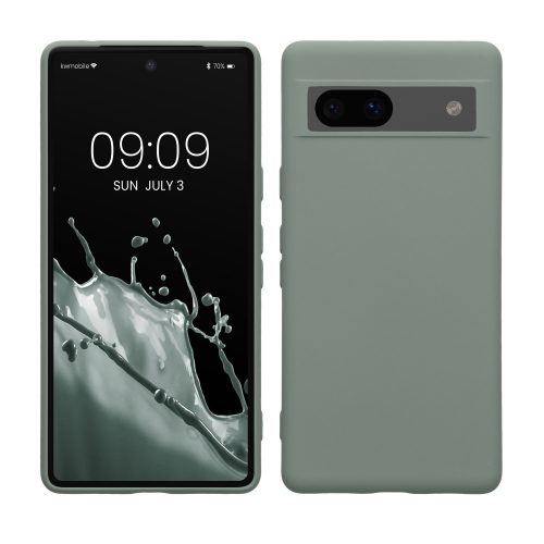 Калъф Kwmobile за Google Pixel 7a, зелен, силикон, KWM000019YV010C