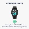 Комплект от 2 калъфа Kwmobile за Samsung Galaxy Watch 5, черен/златен, пластмаса, KWM000024ZL001C