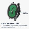 Комплект от 2 калъфа Kwmobile за Samsung Galaxy Watch 4, прозрачен/златен, пластмасов, KWM000024ZN001C