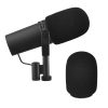 Калъф за микрофон Kwmobile за Shure SM7B/SM27/PGA27, черен, мемори пяна, KWM000024ZS001C