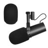 Калъф за микрофон Kwmobile за Shure SM7B/SM27/PGA27, черен, мемори пяна, KWM000024ZS001C