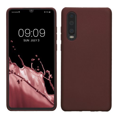 Калъф Kwmobile за Huawei P30, тъмно червен, силикон, KWM000009MG012C