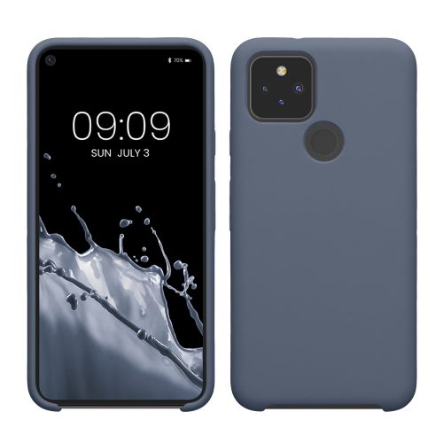 Калъф Kwmobile за Google Pixel 5, тъмно син, силикон, KWM0000122K032C