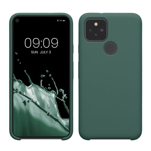 Калъф Kwmobile за Google Pixel 5, зелен, силикон, KWM0000122K037C