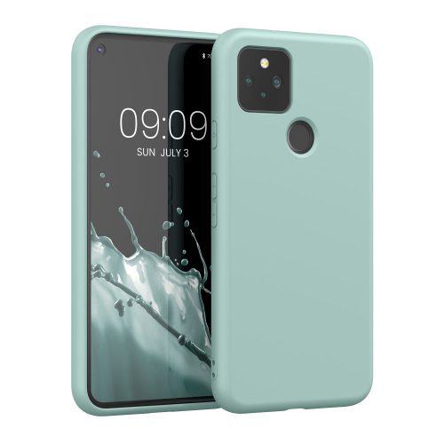 Калъф Kwmobile за Google Pixel 5, светло зелен, силикон, KWM0000125G020C