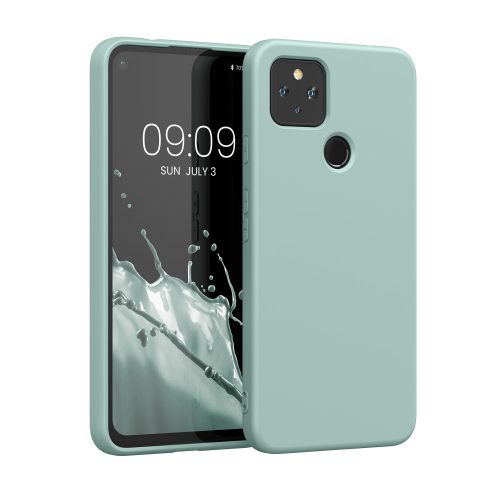 Калъф Kwmobile за Google Pixel 4a 5G, светло зелен, силикон, KWM0000125H015C