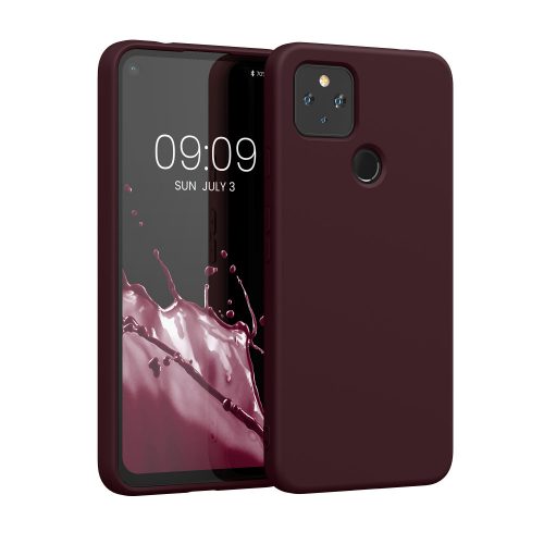 Калъф Kwmobile за Google Pixel 4a 5G, бордо, силикон, KWM0000125H017C