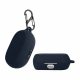 Калъф за слушалки Kwmobile за Jabra Elite 7 Pro/Elite 7 Active, тъмно син, силикон, KWM000015VG004C