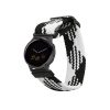 Каишка Kwmobile за Garmin Vivomove 3S/Vivoactive 4S, черно/бяло, найлон, KWM0000250F001C