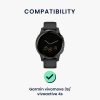 Каишка Kwmobile за Garmin Vivomove 3S/Vivoactive 4S, черно/бяло, найлон, KWM0000250F001C