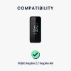 Каишка Kwmobile за Fitbit Inspire 2/Inspire HR, черна, найлон, KWM0000250I001C