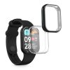 Комплект 2 калъфа Kwmobile за Xiaomi Mi Band 8 Pro, прозрачен/черен, силикон, KWM0000250N002C