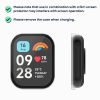 Комплект от 2 пълни капака Kwmobile за Xiaomi Mi Band 8 Pro, прозрачни/черни, пластмасови, KWM0000250O001C