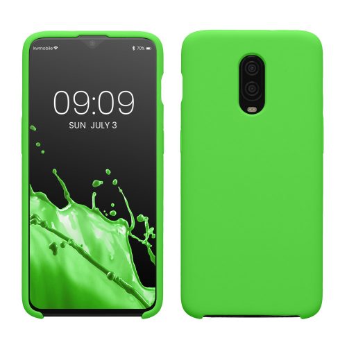 Калъф Kwmobile за OnePlus 6T, зелен, силикон, KWM000009BL034C