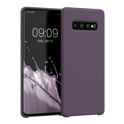 Калъф Kwmobile за Samsung Galaxy S10 Plus, тъмно лилав, силикон, KWM0000105N047C