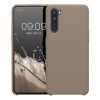 Калъф Kwmobile за OnePlus Nord, бежов, силикон, KWM0000117M036C