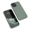 Калъф Kwmobile за Apple iPhone 13 Mini, зелен, силикон, KWM000013OU057C