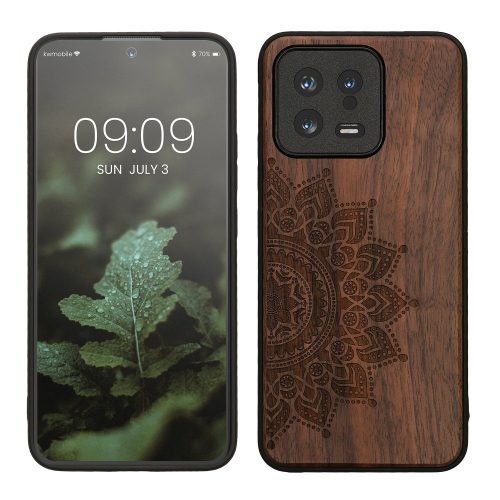 Калъф Kwmobile за Xiaomi 13, кафяв, дърво, KWM000018BY007C