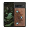 Калъф Kwmobile за Google Pixel 7 Pro, кафяв/син, дърво, KWM000018ED006C