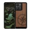 Калъф Kwmobile за Motorola Edge 40 Neo, кафяв, дърво, KWM000022OB001C