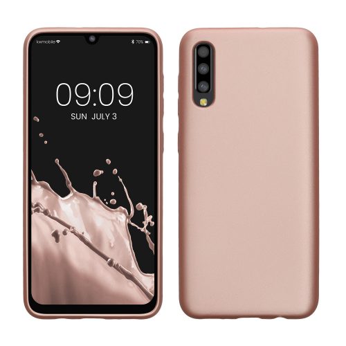 Калъф Kwmobile за Samsung Galaxy A50, розов, силикон, KWM000009TA010C