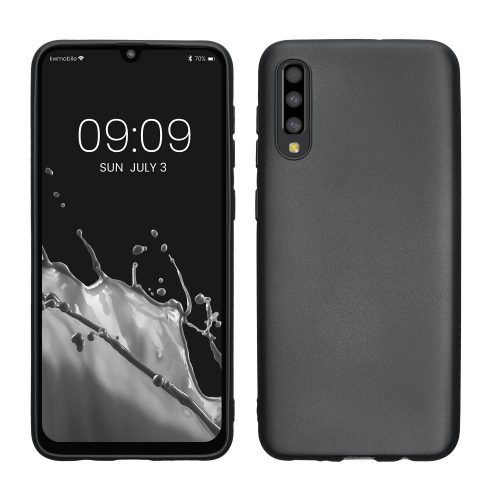 Калъф Kwmobile за Samsung Galaxy A50, сив, силикон, KWM000009TA013C