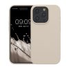 Калъф Kwmobile за Apple iPhone 15 Pro Max, крем, силикон, KWM000020CD012C