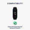 Каишка Kwmobile за Xiaomi Mi Smart Band 6/Mi Band 6, черна, силикон, KWM0000250Y001C