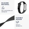 Каишка Kwmobile за Xiaomi Mi Band 4/Mi Band 3, черна, силиконова, KWM0000250Z001C