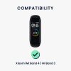 Каишка Kwmobile за Xiaomi Mi Band 4/Mi Band 3, черна, силиконова, KWM0000250Z001C