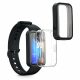 Комплект от 2 калъфа Kwmobile за Huawei Band 8, черен/прозрачен, силикон, KWM0000251A002C