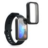 Комплект от 2 калъфа Kwmobile за Huawei Band 8, черен/прозрачен, силикон, KWM0000251A002C