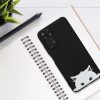 Калъф Kwmobile за Xiaomi Redmi Note 11/Redmi Note 11s, черен/бял, силикон, KWM0000151O004C