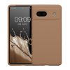 Калъф Kwmobile за Google Pixel 7a, крем, силикон, KWM000019YE042C