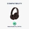 Комплект от 2 възглавнички за уши Kwmobile за Beats Studio Pro/DETOX, черни, еко кожа, KWM0000251C001C