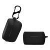 Калъф за слушалки Kwmobile за Jabra Elite 3/Elite 2, черен, силикон, KWM0000251L001C