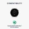 Каишка Kwmobile за Huawei Watch Ultimate, черна, силиконова, KWM0000251N001C