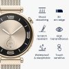 Комплект от 2 защитни фолиа Kwmobile за Huawei Watch GT 4 (41 мм), прозрачно/черно, полимер, KWM0000251T001C