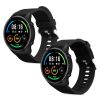 Комплект от 2 каишки Kwmobile за Xiaomi Mi Watch/Mi Watch Color Sport, черни, силиконови, KWM0000162Q007C