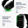 Каишка Kwmobile за Xiaomi Mi Band 7 Pro, черна, силиконова, KWM0000182J003C