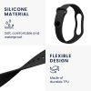 Каишка Kwmobile за Xiaomi Mi Band 7, черна, силиконова, KWM0000252C001C