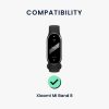 Каишка Kwmobile за Xiaomi Mi Band 8, черна, силиконова, KWM0000252E001C